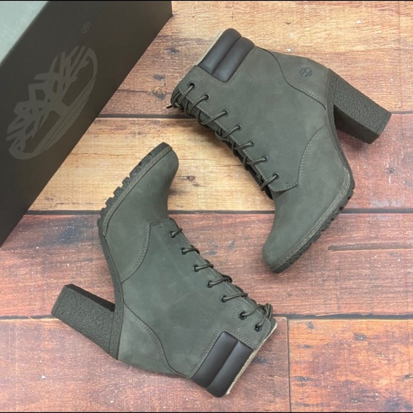 Timberland Shoes - 🆕 Timberland Women's Tillston Olive Nubuck Leather Boots A2BCE ( olive color)
